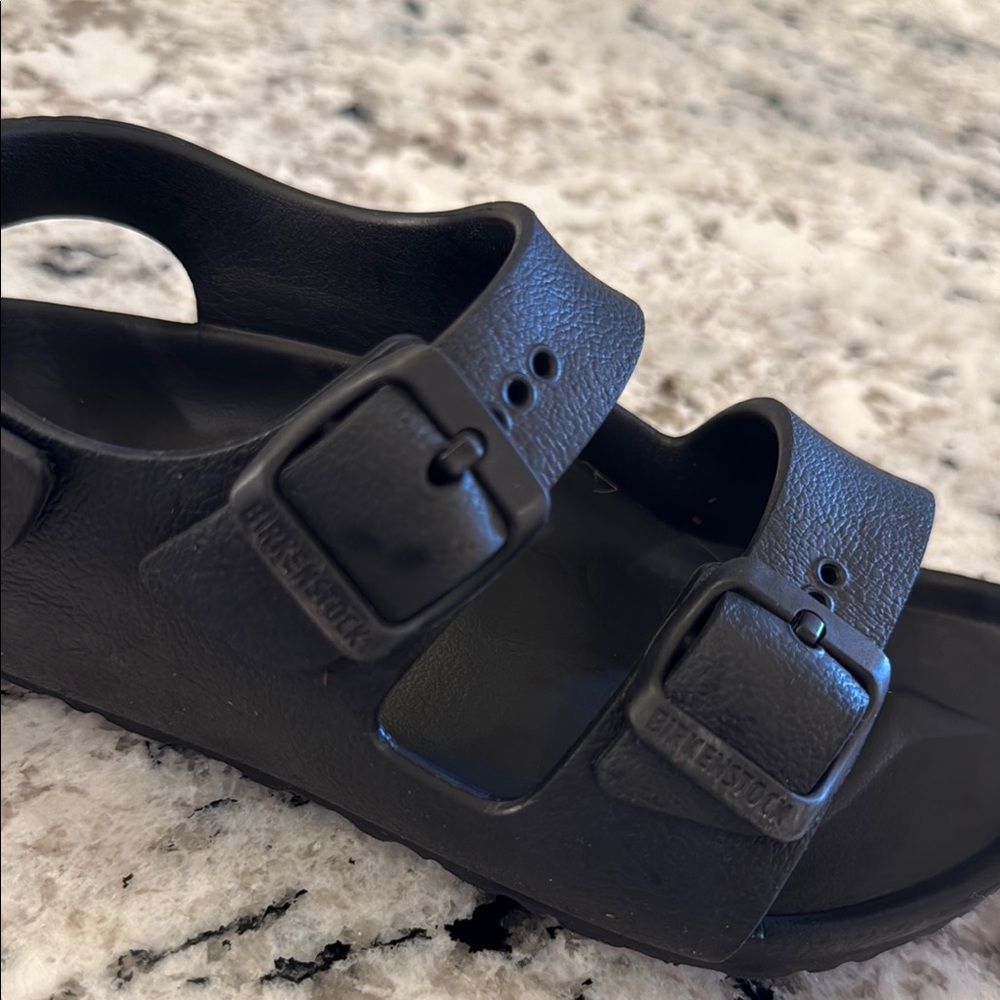 Kids Black Birkenstock Sandal - Picture 4 of 4